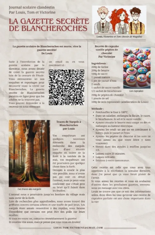 La gazette secrète de Blancheroches N°2
